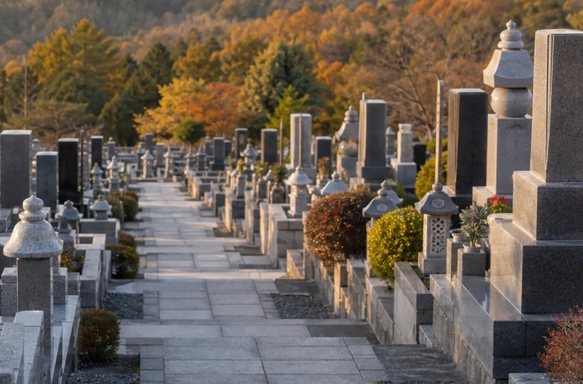 戸田みなと丘霊園の風景