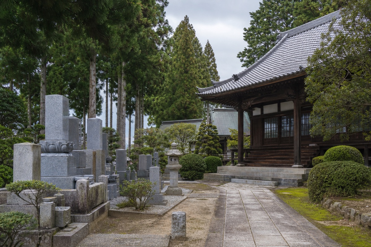 光善寺墓苑の風景
